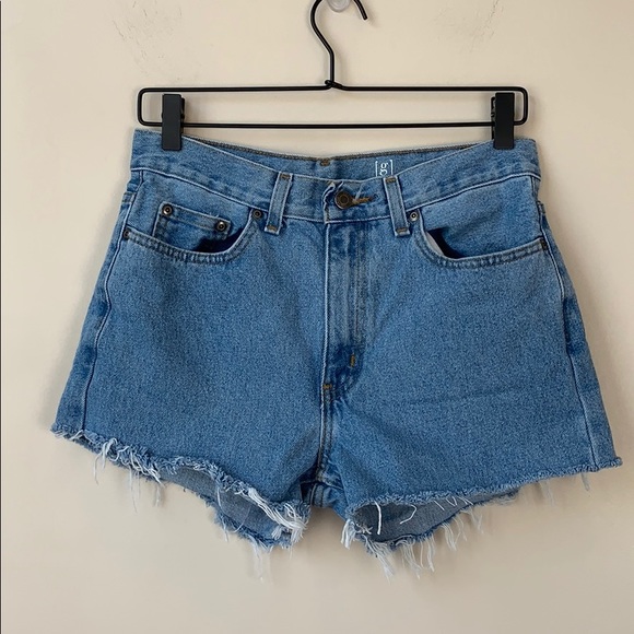 George High Waisted Custom Mom Jean Shorts 29 - Picture 1 of 9